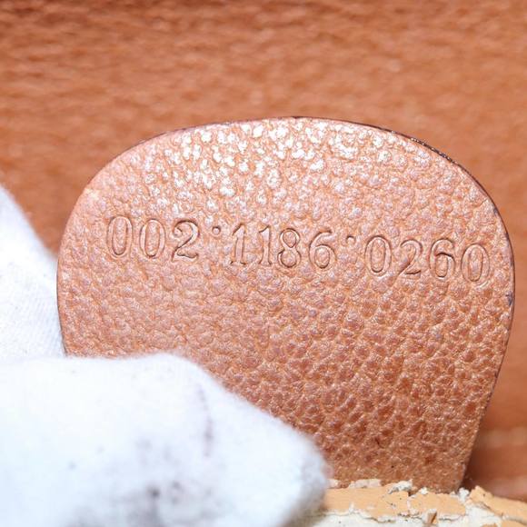 GUCCI Bamboo Hand Bag Leather Brown 002 1186 0260 Auth 81198 - Picture 12 of 16